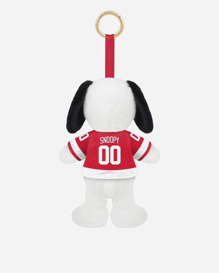 Detroit Red Wings Plush Snoopy Peanuts Bag Charm Keychain FOCO - FOCO.com
