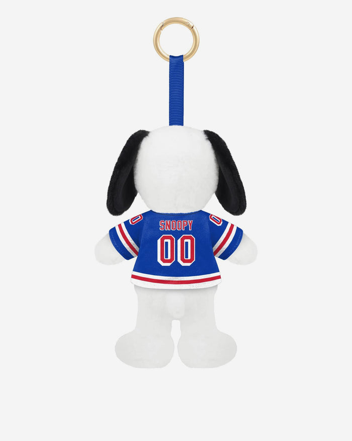 New York Rangers Plush Snoopy Peanuts Bag Charm Keychain FOCO - FOCO.com
