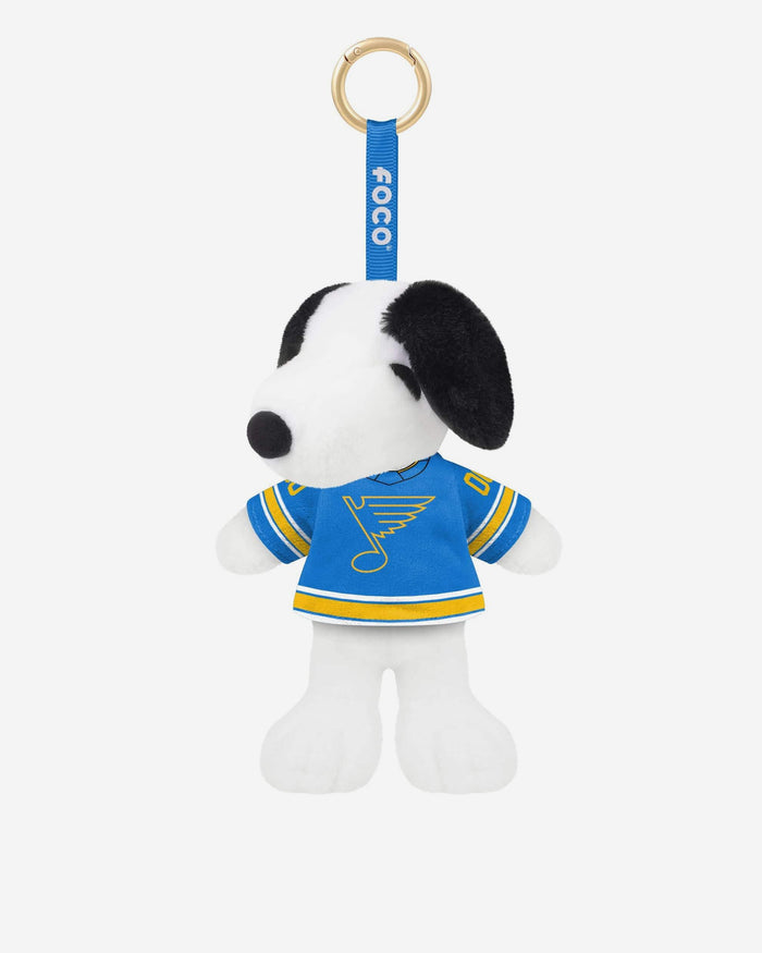 St Louis Blues Plush Snoopy Peanuts Bag Charm Keychain FOCO - FOCO.com