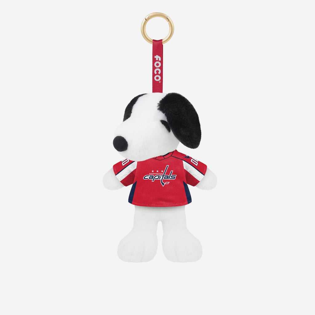 Washington Capitals Plush Snoopy Peanuts Bag Charm Keychain FOCO - FOCO.com