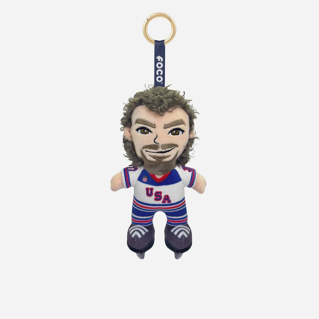 Connor Hellebuyck Team USA Men's Hockey Plush Player Bag Charm Keychain FOCO - FOCO.com