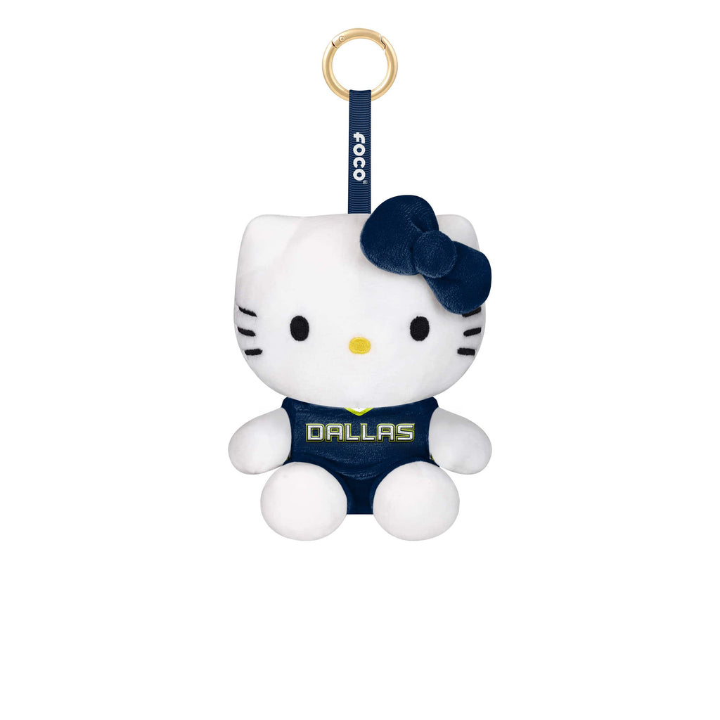 Dallas Wings Plush Hello Kitty® Bag Charm Keychain