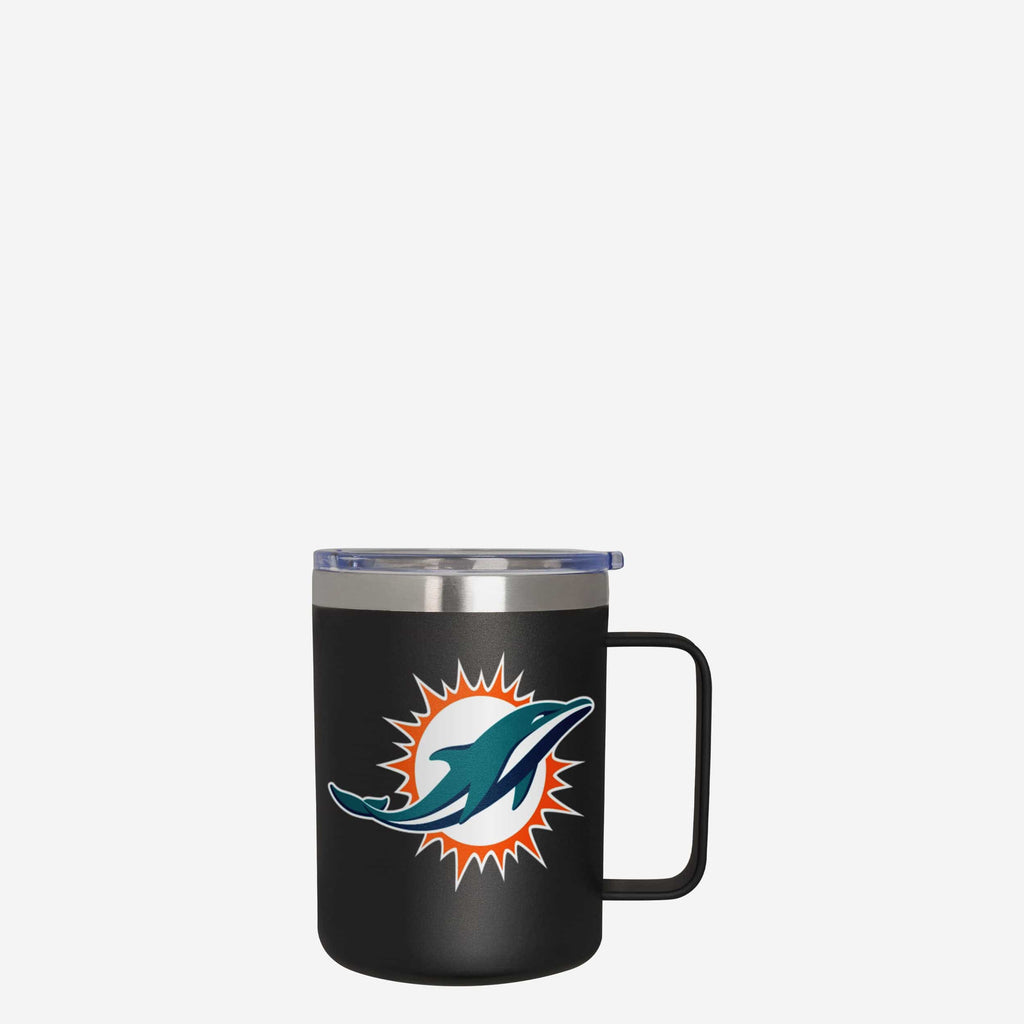 Miami Dolphins Team Color Insulated Stainless Steel Mug FOCO - FOCO.com