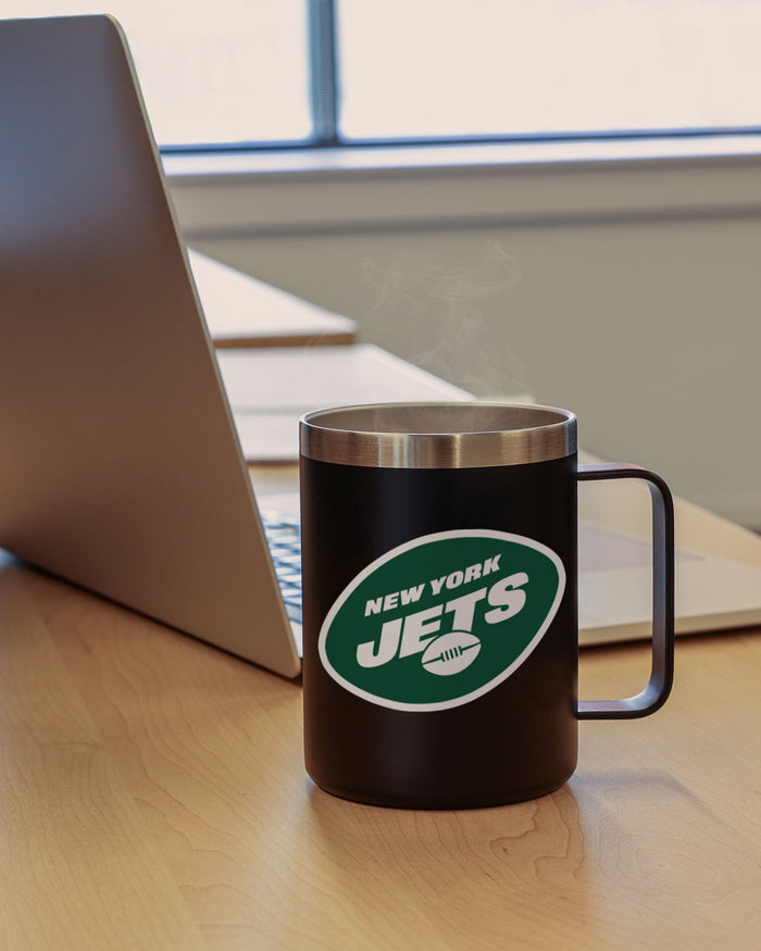 New York Jets Team Color Insulated Stainless Steel Mug FOCO - FOCO.com