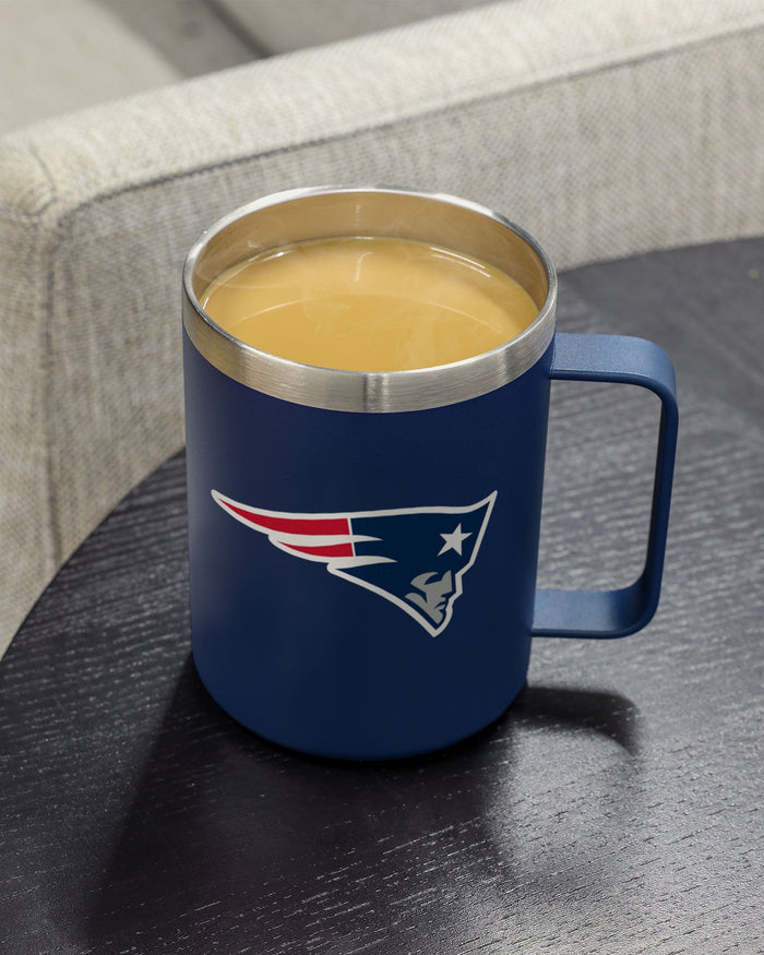 New England Patriots Team Color Insulated Stainless Steel Mug FOCO - FOCO.com