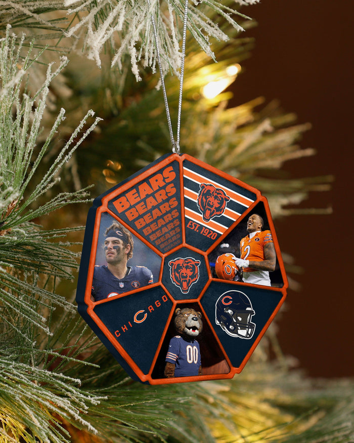 Chicago Bears Team Wheel Ornament FOCO - FOCO.com