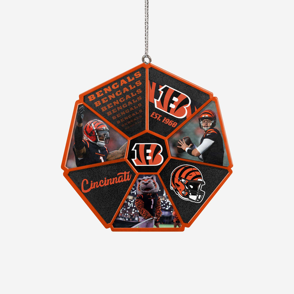 Cincinnati Bengals Team Wheel Ornament FOCO - FOCO.com