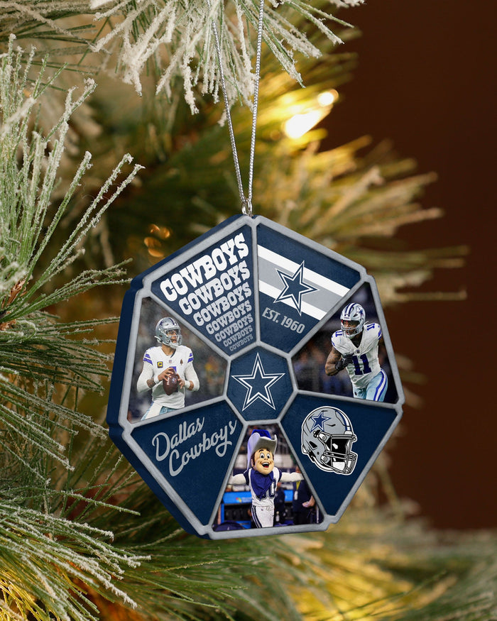 Dallas Cowboys Team Wheel Ornament FOCO - FOCO.com