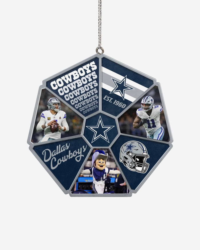 Dallas Cowboys Team Wheel Ornament FOCO - FOCO.com