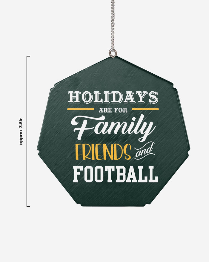 Green Bay Packers Team Wheel Ornament FOCO - FOCO.com