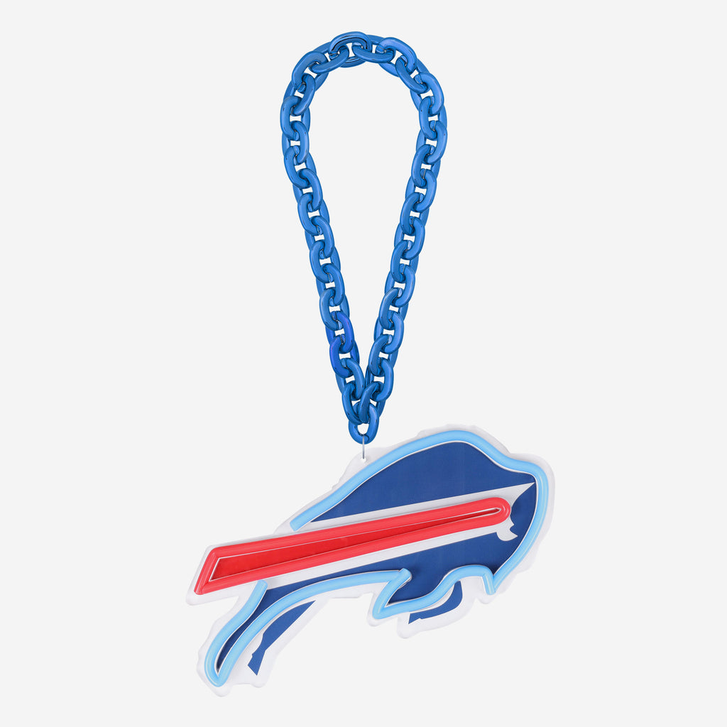 Buffalo Bills Neon Light Up Big Logo Chain FOCO - FOCO.com