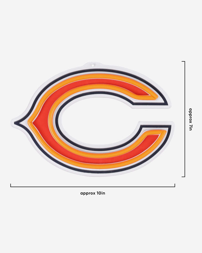 Chicago Bears Neon Light Up Big Logo Chain FOCO - FOCO.com