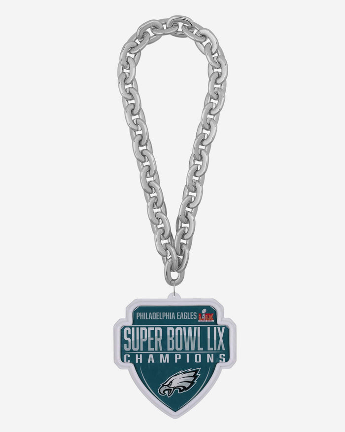 Philadelphia Eagles Super Bowl LIX Champions Neon Light Up Big Logo Chain FOCO - FOCO.com