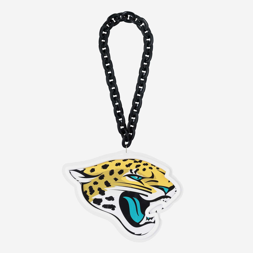 Jacksonville Jaguars Neon Light Up Big Logo Chain FOCO - FOCO.com