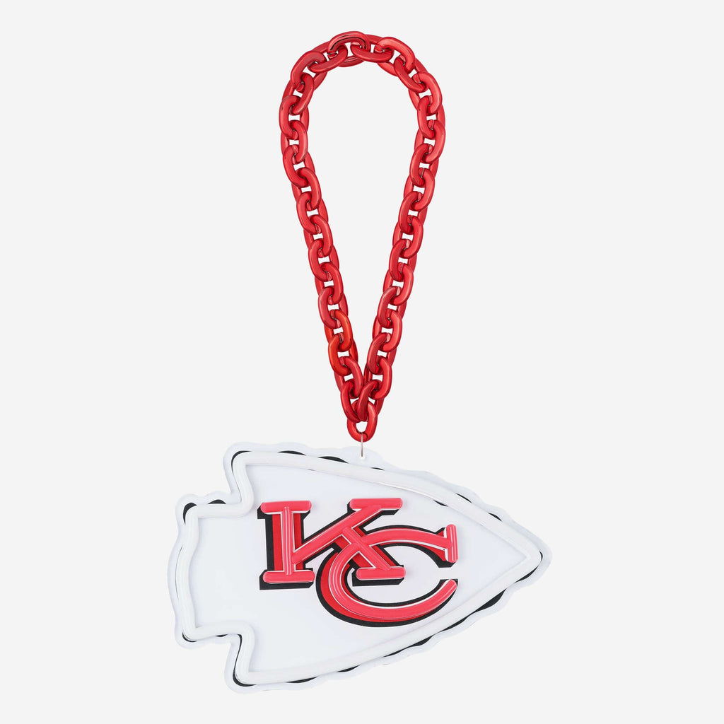 Kansas City Chiefs Neon Light Up Big Logo Chain FOCO - FOCO.com