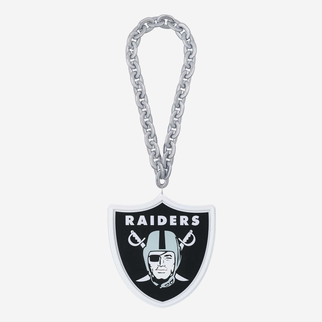 Las Vegas Raiders Neon Light Up Big Logo Chain FOCO - FOCO.com