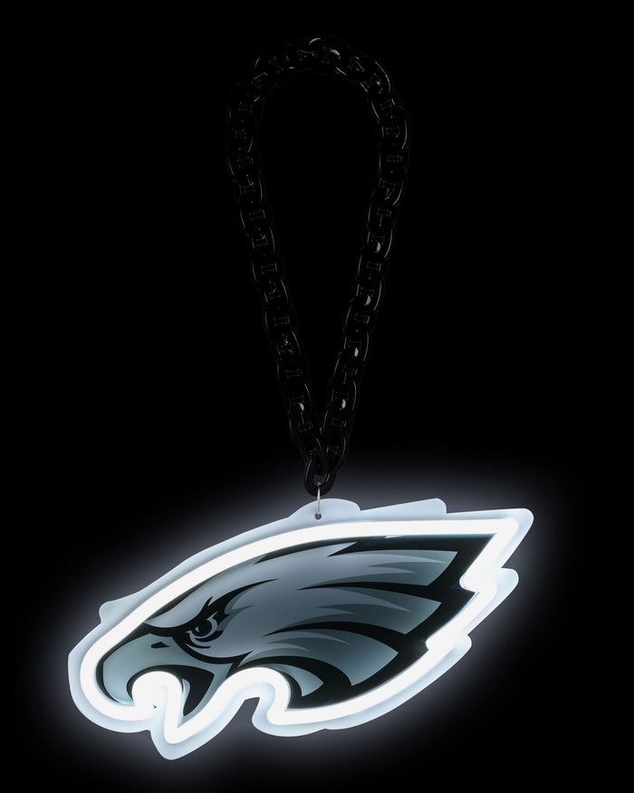 Philadelphia Eagles Neon Light Up Big Logo Chain FOCO - FOCO.com