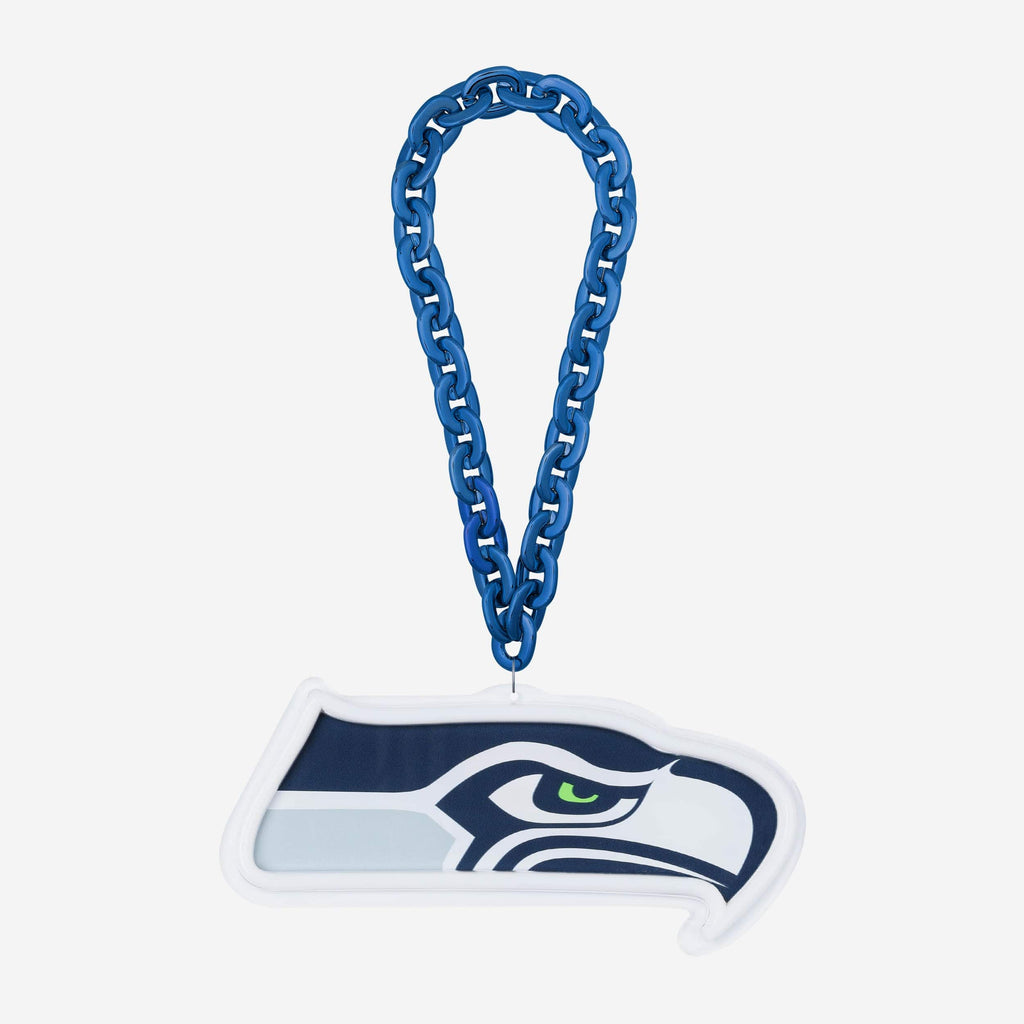 Seattle Seahawks Neon Light Up Big Logo Chain FOCO - FOCO.com