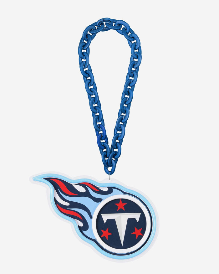 Tennessee Titans Neon Light Up Big Logo Chain FOCO - FOCO.com