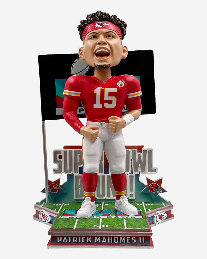 Patrick Mahomes Kansas City Chiefs Super Bowl LVII Bound Bobblehead FOCO - FOCO.com