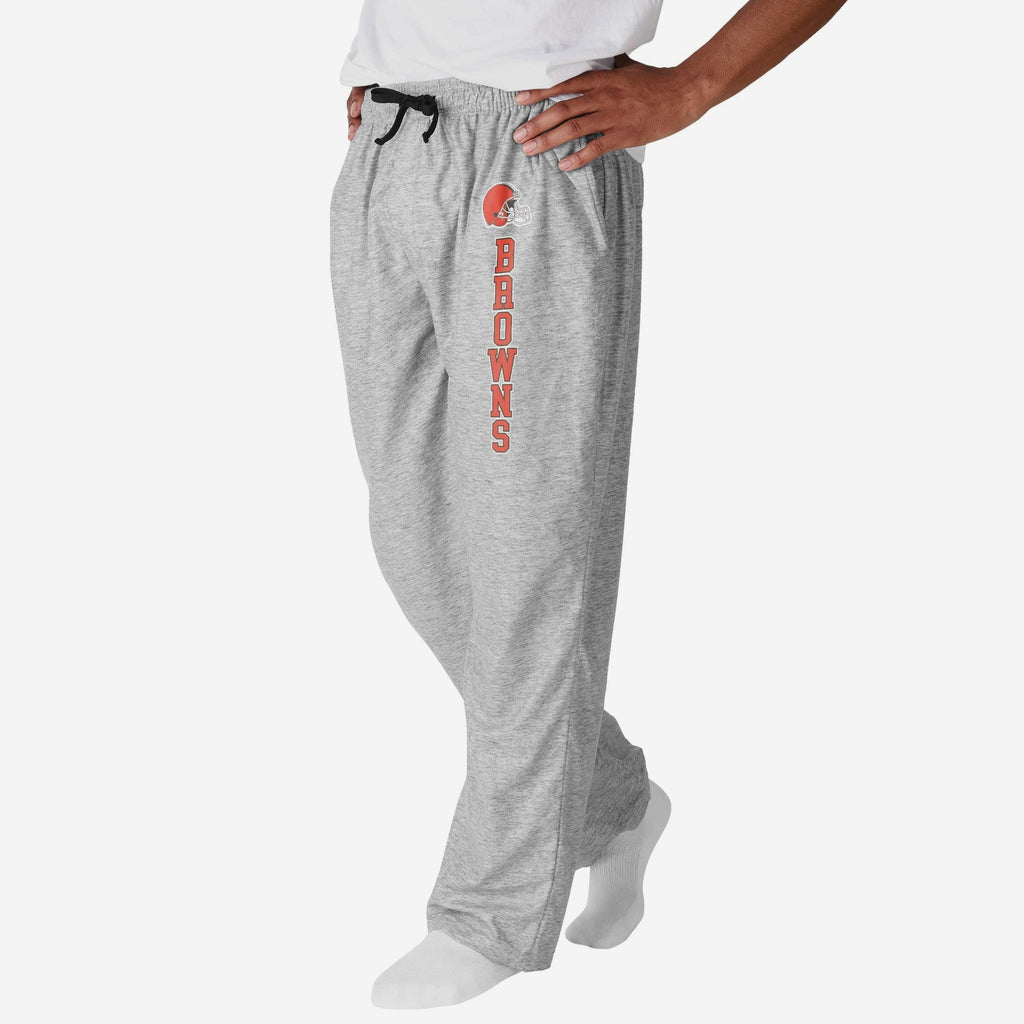 Cleveland Browns Athletic Gray Lounge Pants FOCO S - FOCO.com