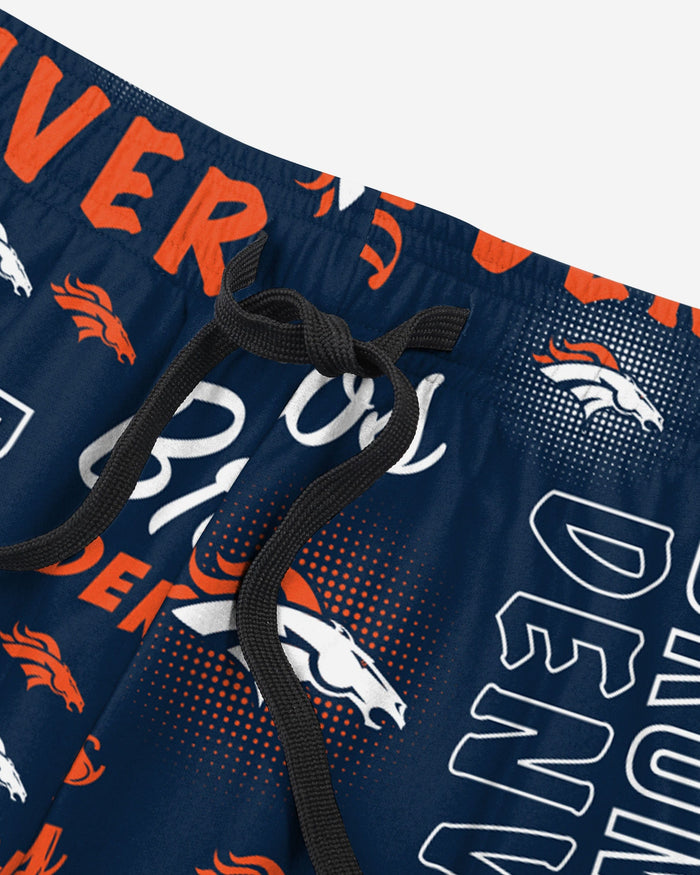 Denver Broncos Womens Mini Print Lounge Pants FOCO - FOCO.com