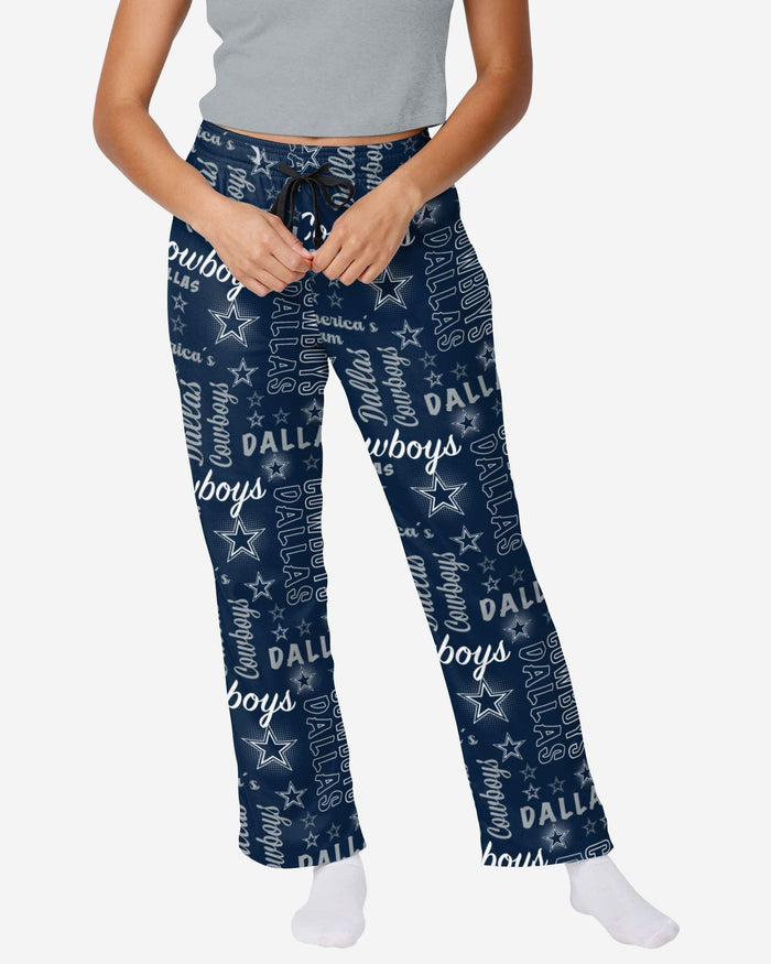 Dallas Cowboys Womens Mini Print Lounge Pants FOCO S - FOCO.com