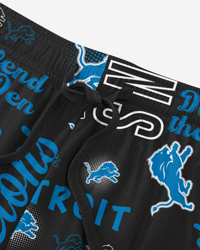 Detroit Lions Womens Mini Print Lounge Pants FOCO - FOCO.com