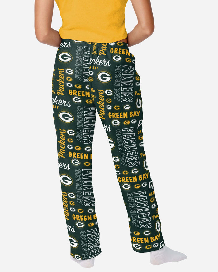 Green Bay Packers Womens Mini Print Lounge Pants FOCO - FOCO.com