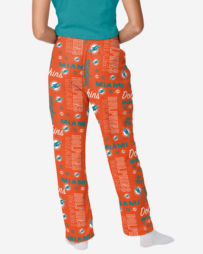 Miami Dolphins Womens Mini Print Lounge Pants FOCO - FOCO.com