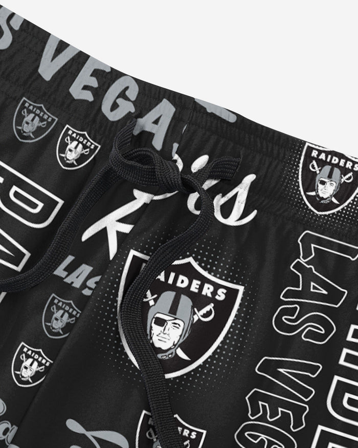 Las Vegas Raiders Womens Mini Print Lounge Pants FOCO - FOCO.com