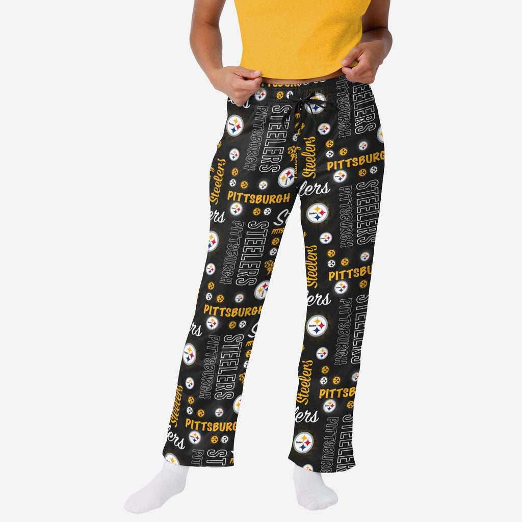 Pittsburgh Steelers Womens Mini Print Lounge Pants FOCO S - FOCO.com