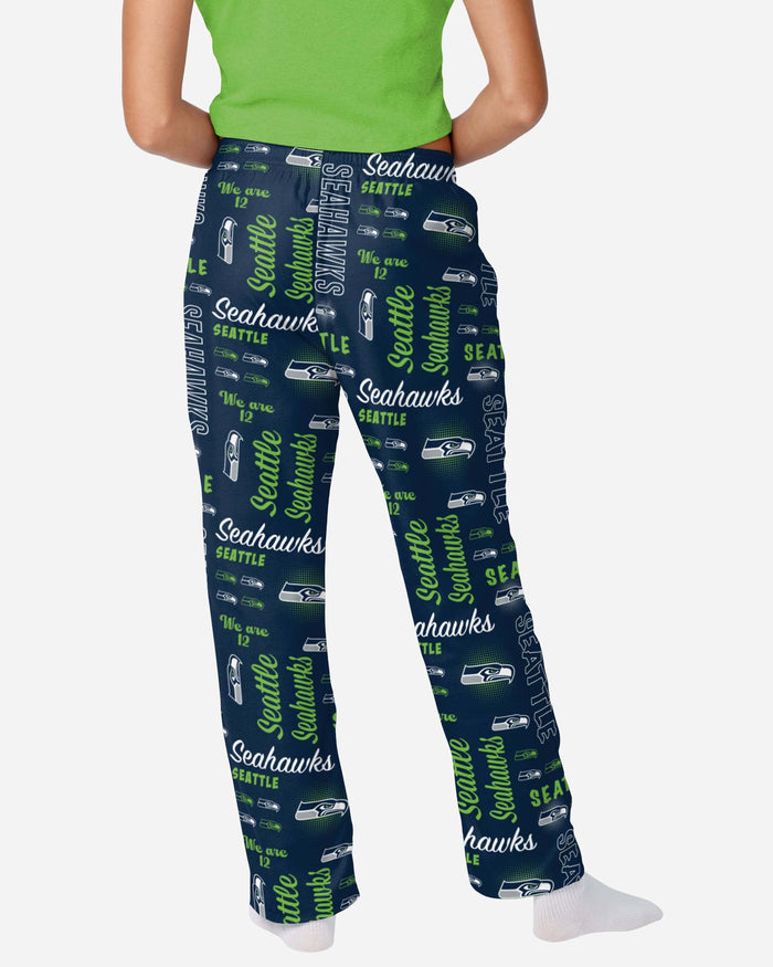 Seattle Seahawks Womens Mini Print Lounge Pants FOCO - FOCO.com