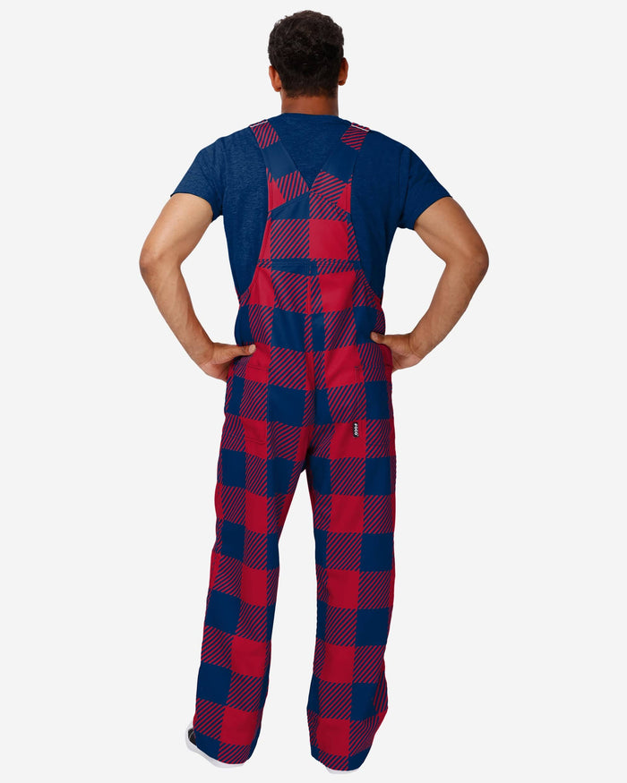 Atlanta Braves Mens Plaid Bib Overalls FOCO - FOCO.com