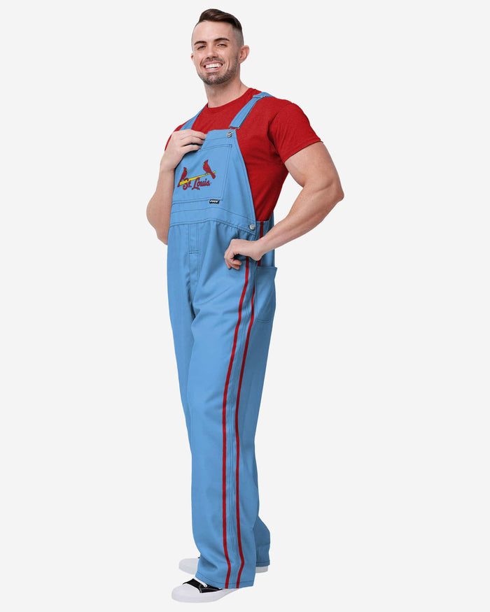 St Louis Cardinals Powder Blue Mens Big Logo Bib Overalls FOCO S - FOCO.com