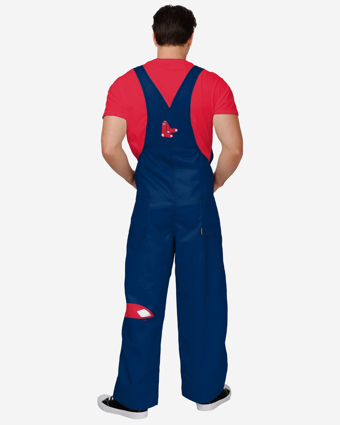 Boston Red Sox Mens Big Logo Bib Overalls FOCO - FOCO.com