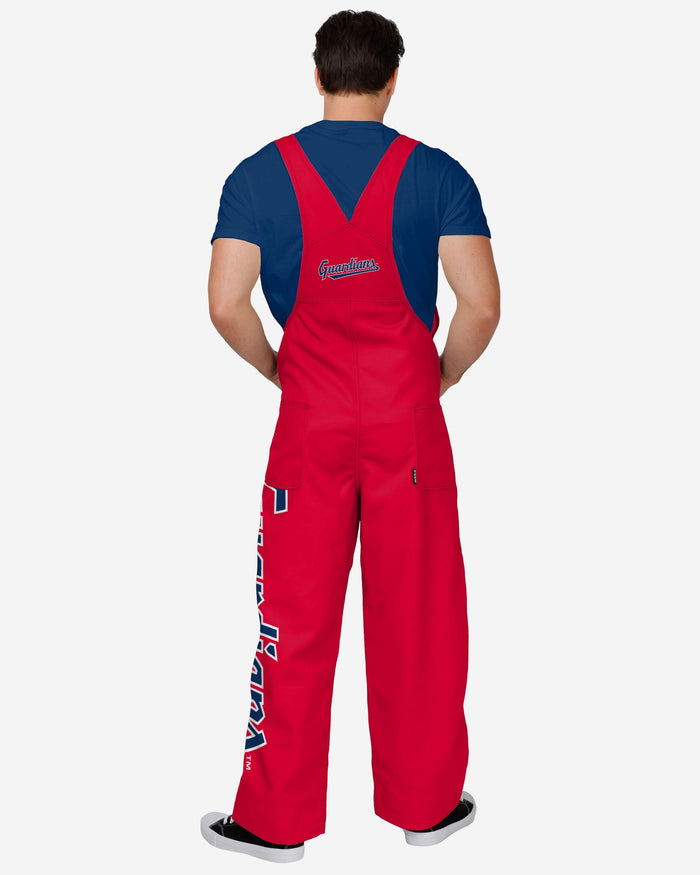 Cleveland Guardians Mens Big Logo Bib Overalls FOCO - FOCO.com