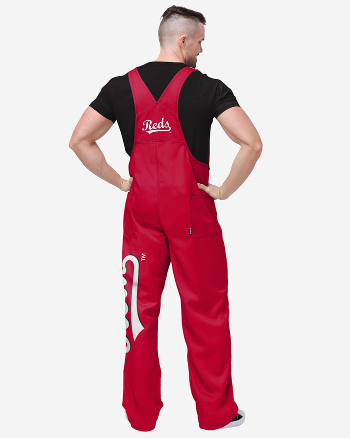 Cincinnati Reds Mens Big Logo Bib Overalls FOCO - FOCO.com