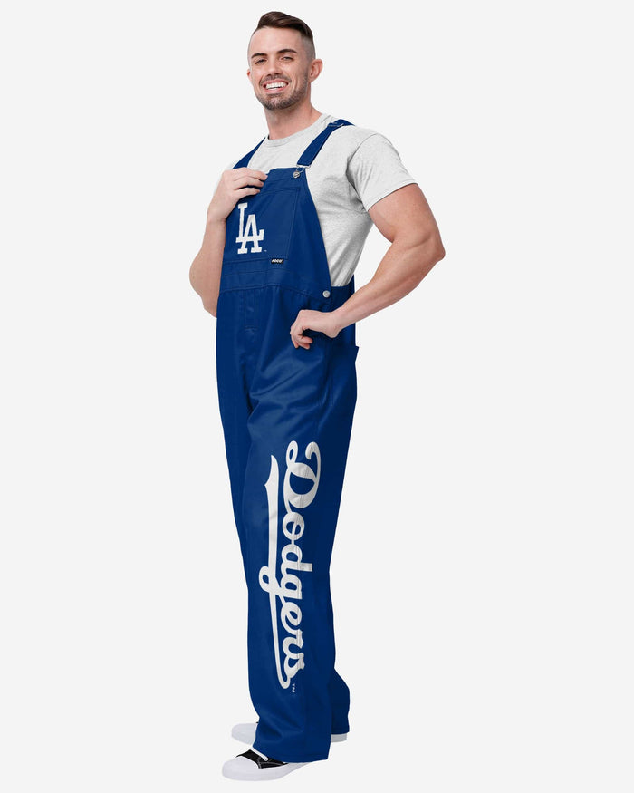 Los Angeles Dodgers Mens Big Logo Bib Overalls FOCO S - FOCO.com