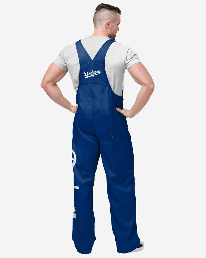 Los Angeles Dodgers Mens Big Logo Bib Overalls FOCO - FOCO.com