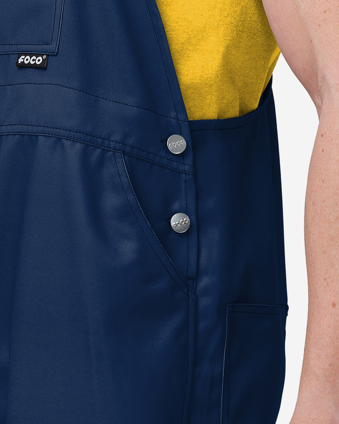 Milwaukee Brewers Mens Big Logo Bib Overalls FOCO - FOCO.com