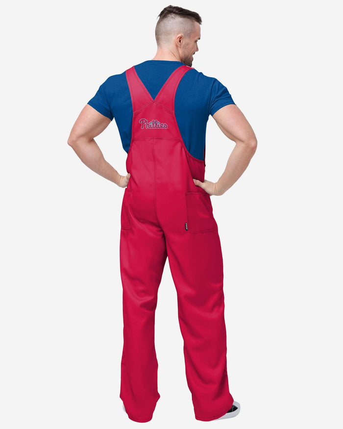 Philadelphia Phillies Mens Big Logo Bib Overalls FOCO - FOCO.com