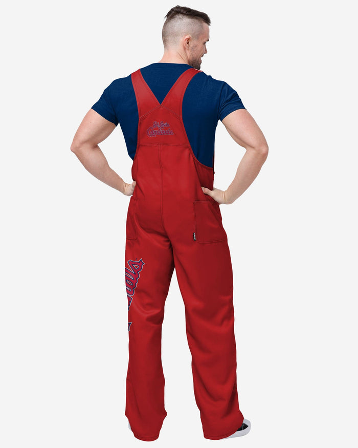 St Louis Cardinals Mens Big Logo Bib Overalls FOCO - FOCO.com