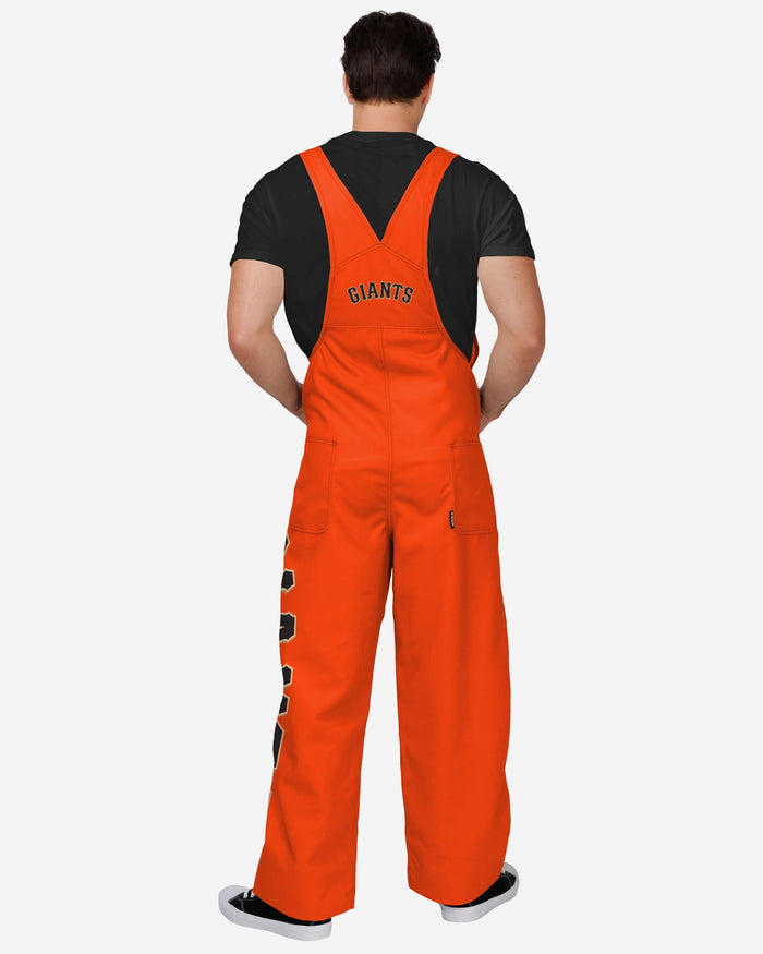 San Francisco Giants Mens Big Logo Bib Overalls FOCO - FOCO.com