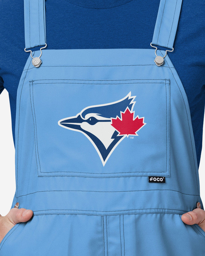 Toronto Blue Jays Mens Big Logo Bib Overalls FOCO - FOCO.com