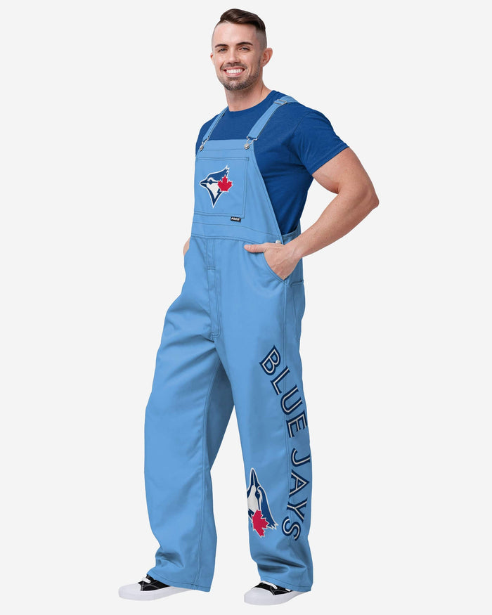 Toronto Blue Jays Mens Big Logo Bib Overalls FOCO S - FOCO.com