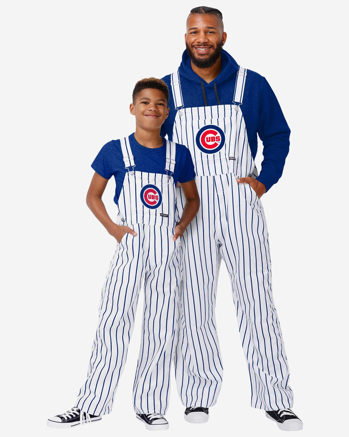 Chicago Cubs Youth Pinstripe Bib Overalls FOCO - FOCO.com