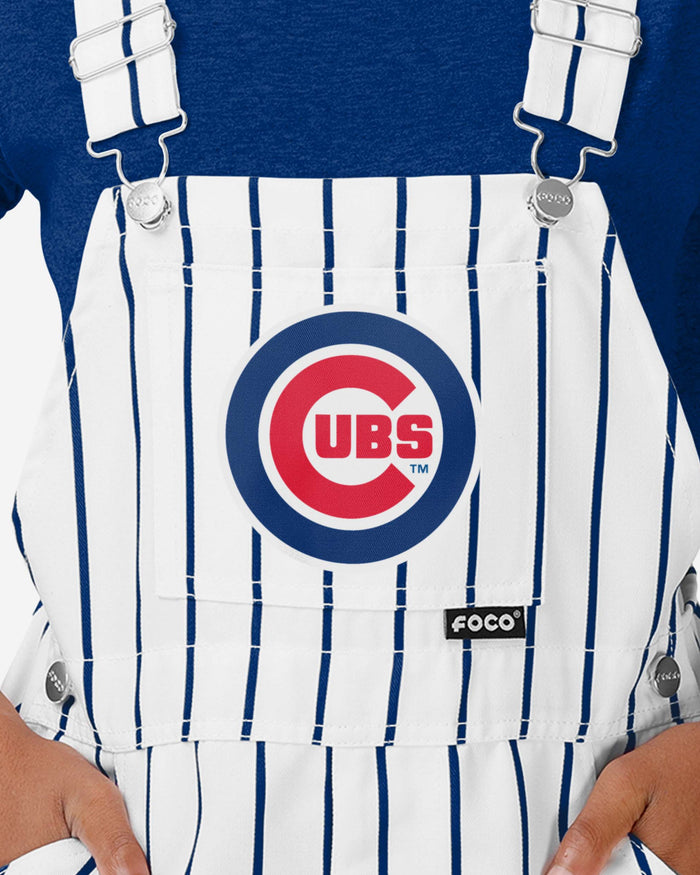 Chicago Cubs Youth Pinstripe Bib Overalls FOCO - FOCO.com