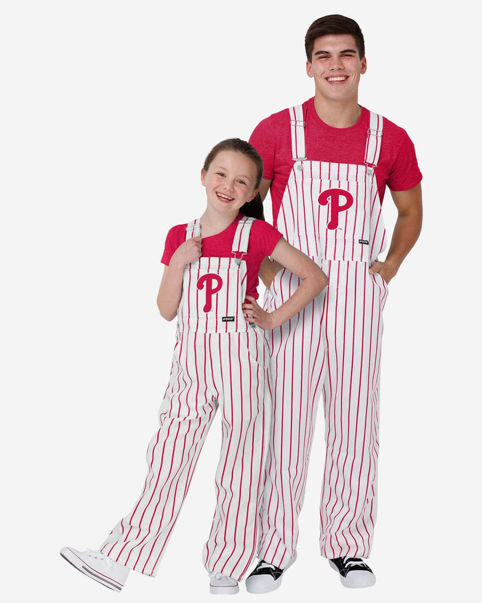 Philadelphia Phillies Youth Pinstripe Bib Overalls FOCO - FOCO.com