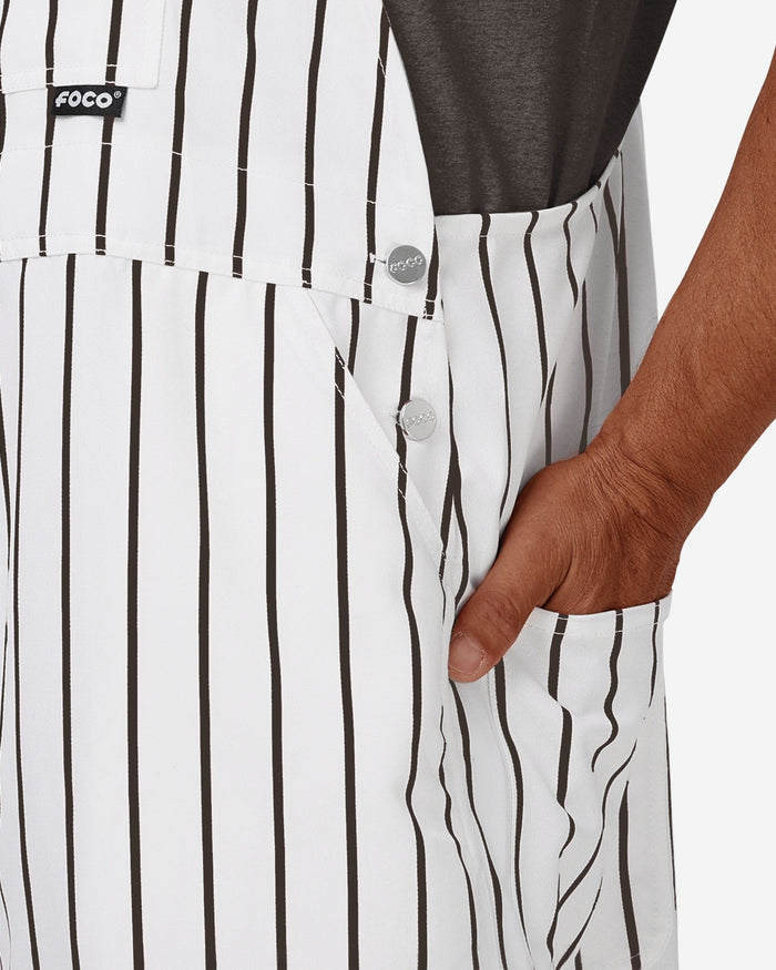 San Diego Padres Mens Pinstripe Bib Overalls FOCO - FOCO.com